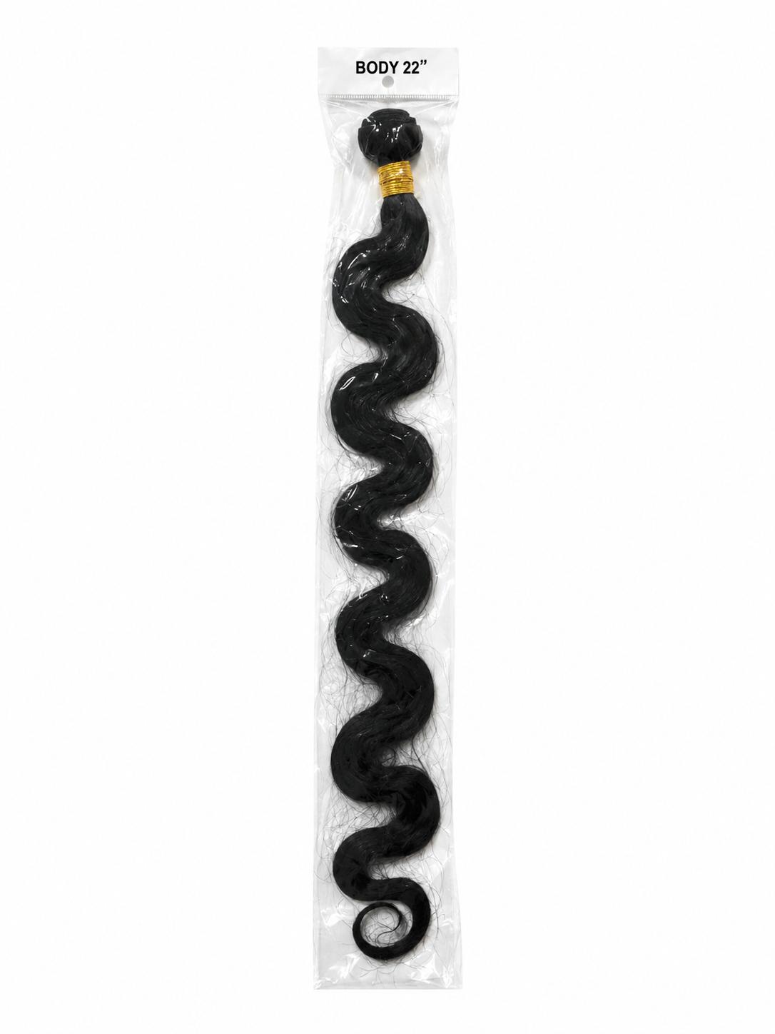 22 Inch Body Wave Hair Extensions – Black
