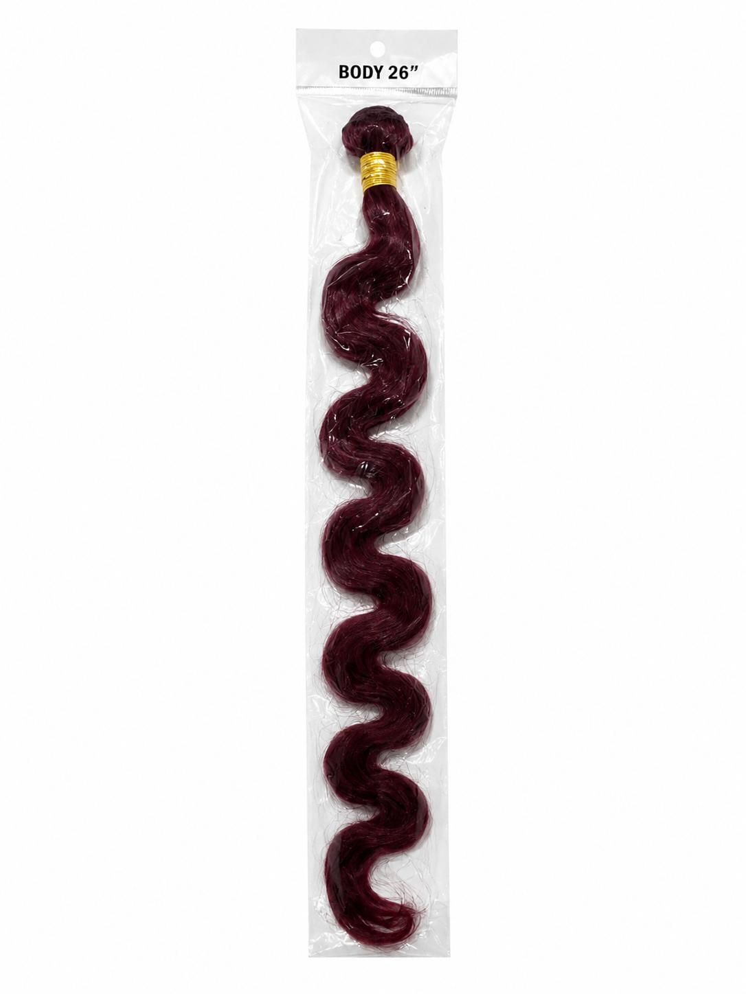 26 Inch Body Wave Hair Extensions – Burgundy