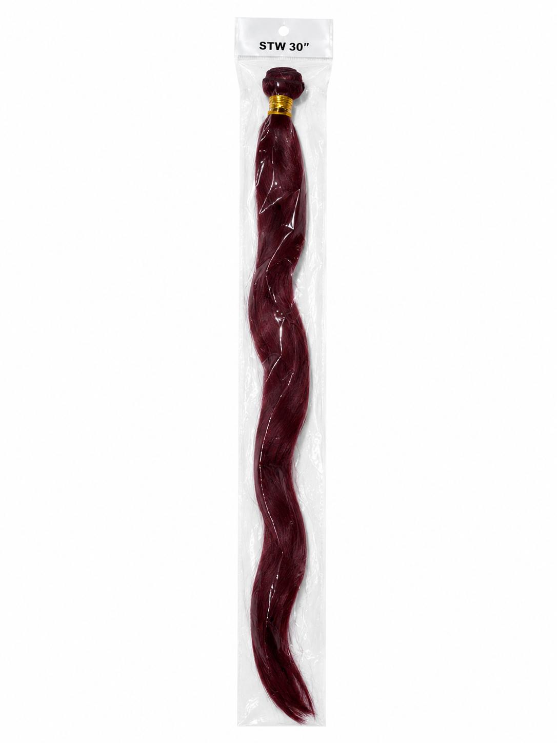 30 Inch Straight Wave Hair Extensions – Burgundy