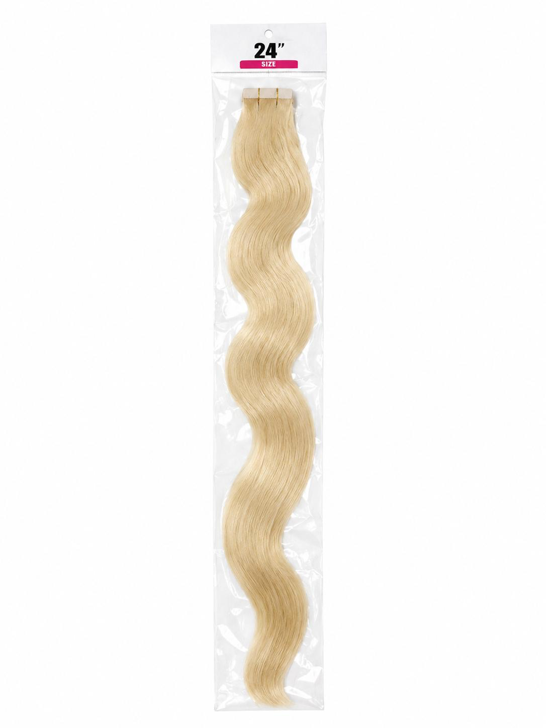 24 Inch Tape-In Body Wave Hair Extensions – Blonde